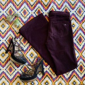 Rag & Bone Elephant Bell Wine Cord Bottoms SZ 26